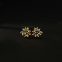 Earring Eartops 190 DIAMOND  WHITE