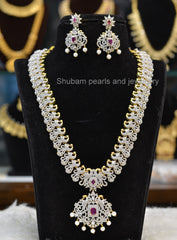 NECKLACE LO DIAMOND RUBY