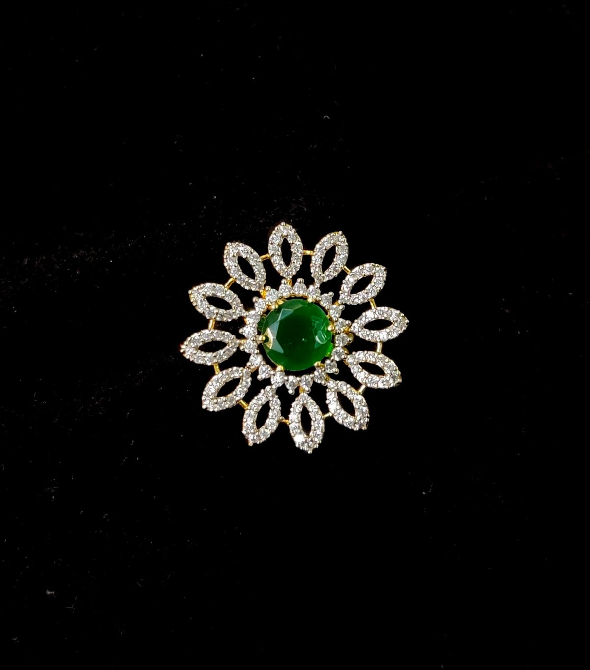 FINGERRING FINGERRING003 DIAMOND  EMERALD