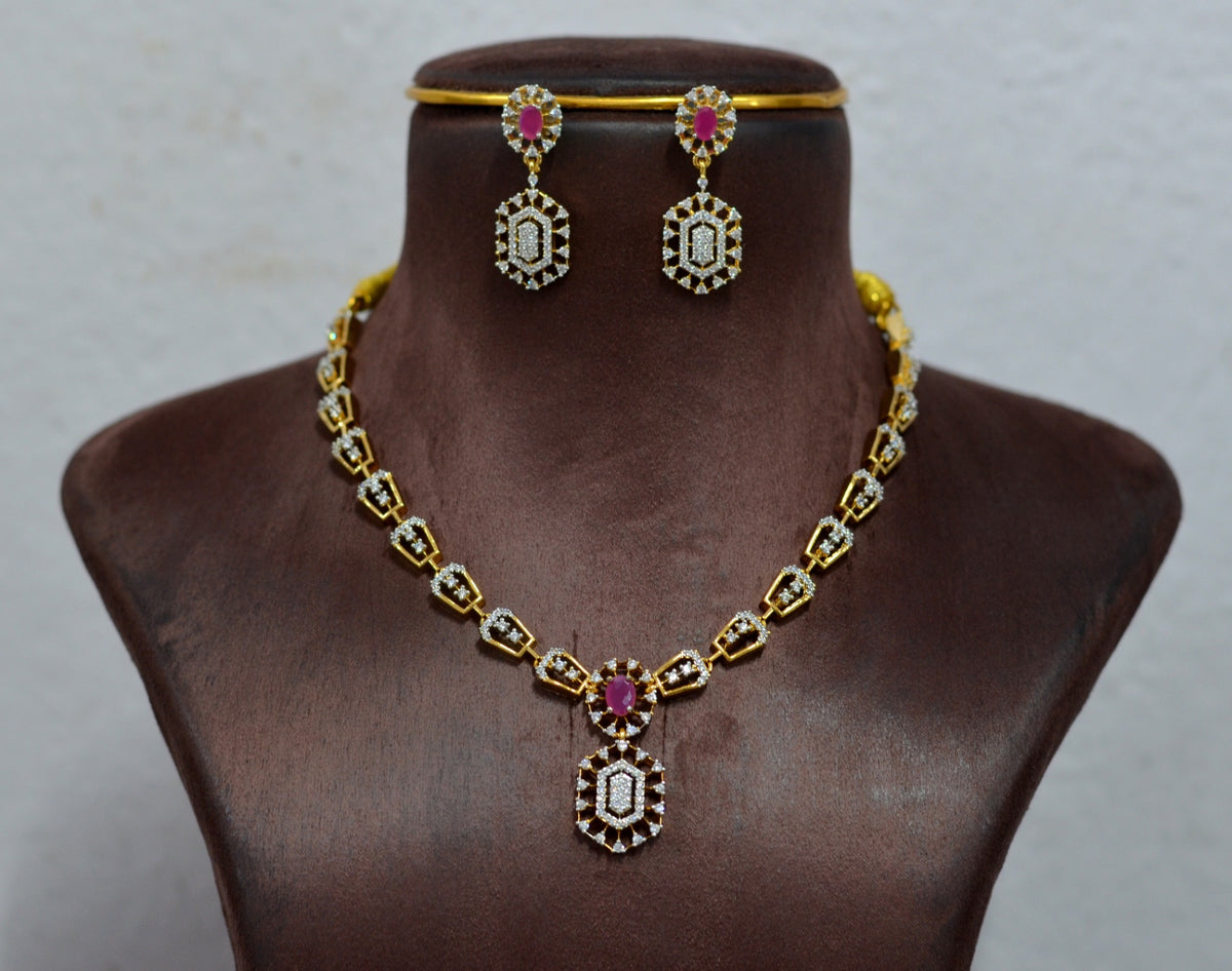 NECKLACE NECKLACE 412 DIAMOND  RUBY