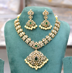 NECKLACE Necklace 825 MOISSANITE EMERALD