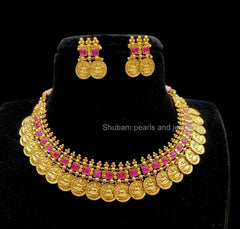 NECKLACE Kasul short kemp NAKSHI ANTQIUE RUBY