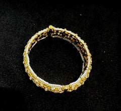BRACELET/BANGLE Single kada 044 GOLDEN 2'4