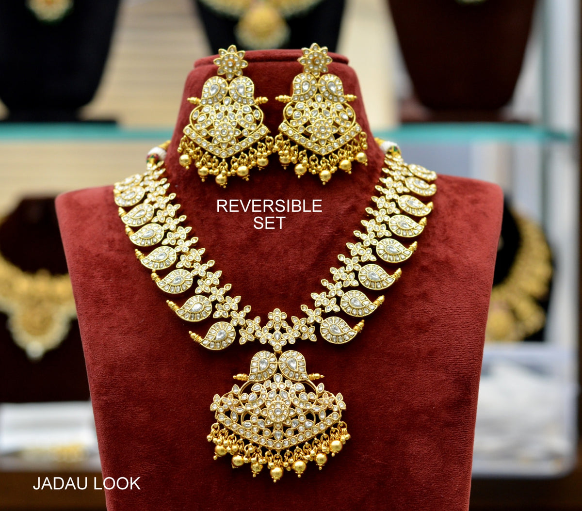 NECKLACE Mango reversible 001 KEMPu GOLDEN