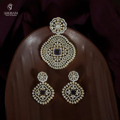 PENDANT SET CHAINS pendant set 196 DIAMOND EMETHYST PURPLE