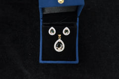 PENDANT SET / LOCKETS pendant set 265 DIAMOND EMERALD
