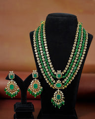 NECKLACE Necklace 836 MOISSANITE EMERALD