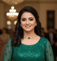 NECKLACE Necklace 644 MOZONITE EMERALD