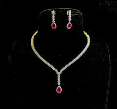 NECKLACE necklace 611 DIAMOND RUBY