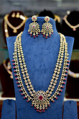 NECKLACE long necklace 757 - NE757 DIAMOND RUBY