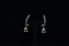 Earring Earcuff 018 DIAMOND  WHITE
