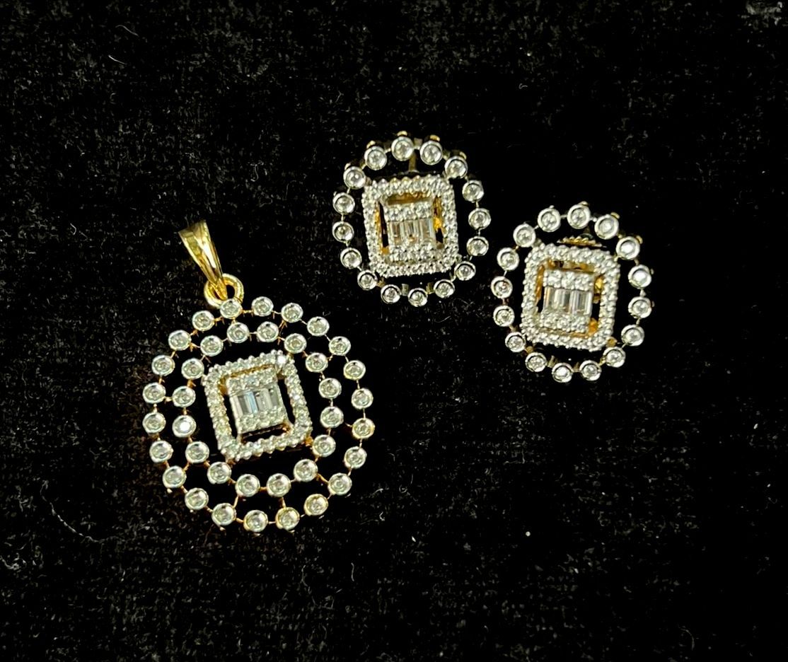 PENDANT SET CHAINS pendant set 172 DIAMOND WHITE