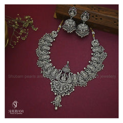 NECKLACE NAKSHI NECKLACE 431 NAKSHI ANTQIUE WHITE