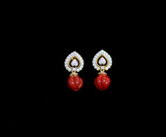 Earring Eartops 225 DIAMOND CORAL